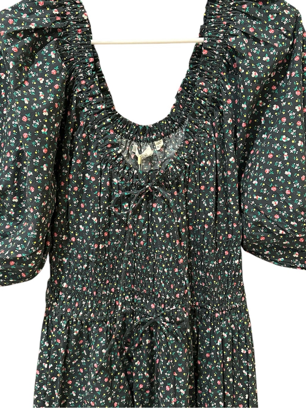 DOEN Victoire Floral 100% Organic Cotton Dress in Mirbeau Garden Size: XXL - Picture 5 of 12